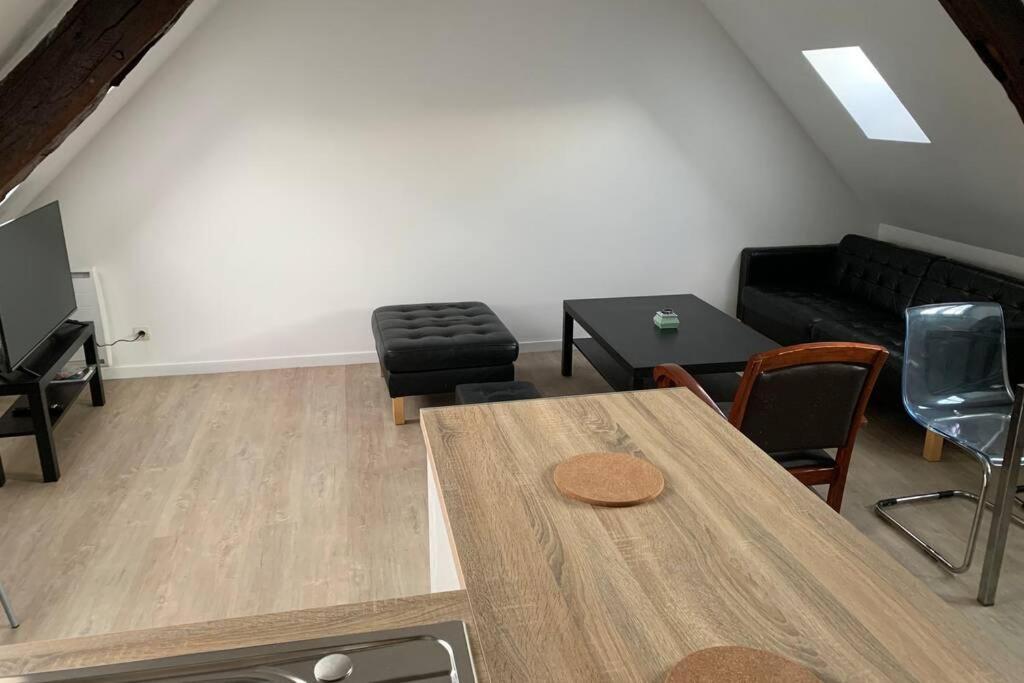 T3 Proximite Du Chu Avec Acces Internet & Netflix Appartement Rouen Buitenkant foto